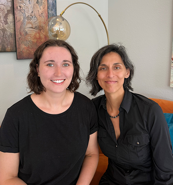 New massage therapists Madison WI - Megan Polster (left) and Chele Ramos (right)